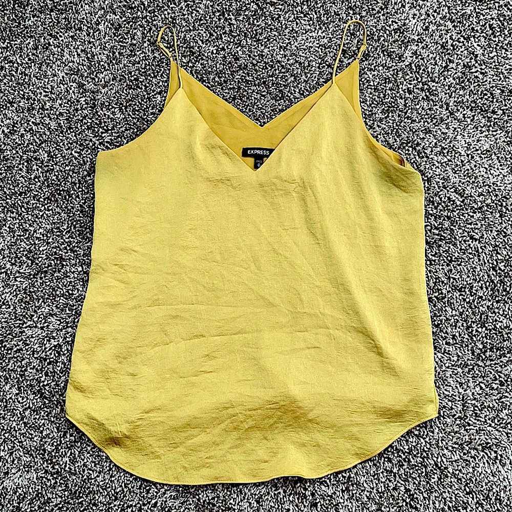 Express silk like Golden tank top! Size medium, never worn